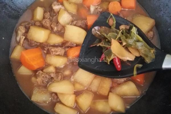 红焖羊肉萝卜的做法图解19