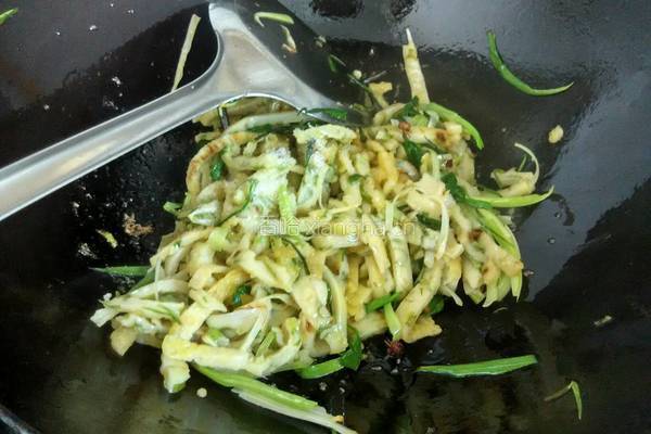 炒饼丝的做法图解6