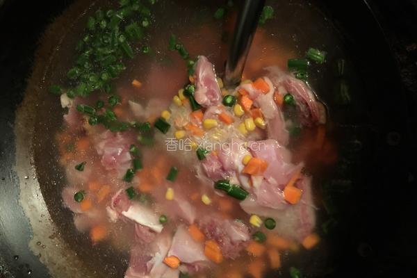 鸡肉奶酪粥的做法图解2