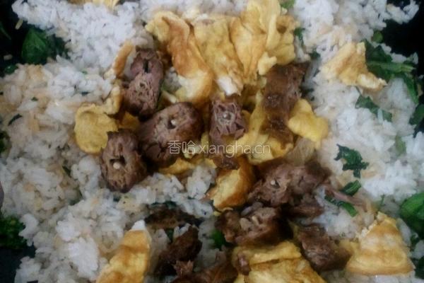 酱鸭脖炒饭的做法图解5