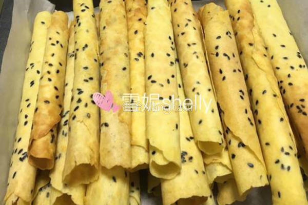 手工蛋卷的做法图解4