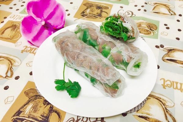 牛舌蔬菜卷的做法图解6