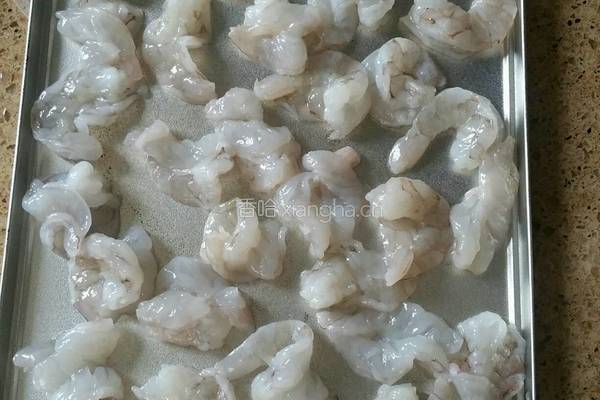 自制速冻虾仁的做法图解4