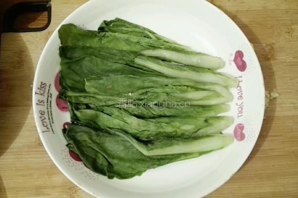 煎豆腐小白菜的做法图解4