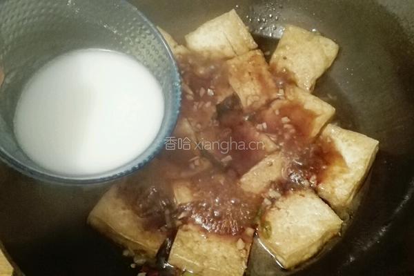 煎豆腐小白菜的做法图解9
