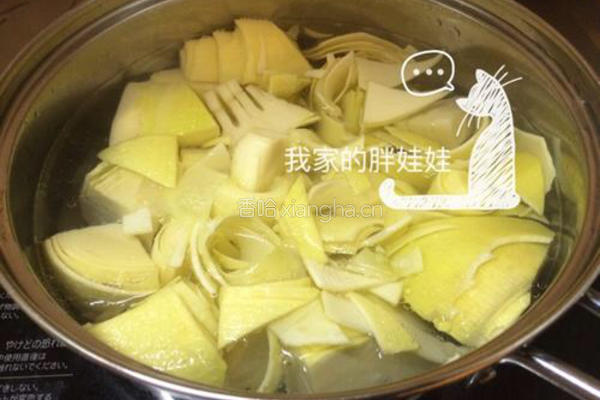 春笋烧排骨的做法图解4