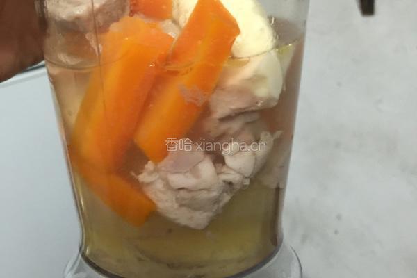 鸡肉奶酪泥的做法图解4