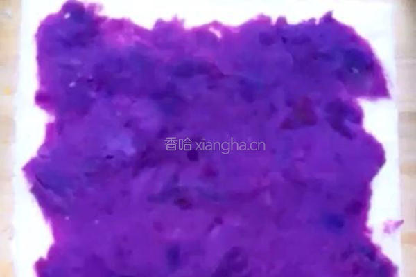 紫薯香蕉吐司卷的做法图解4