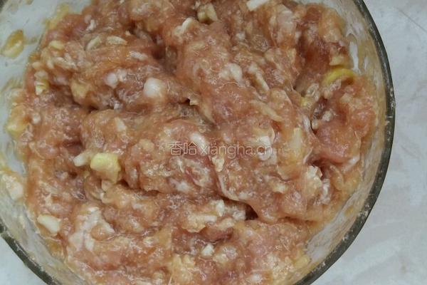角瓜肉饼的做法图解1