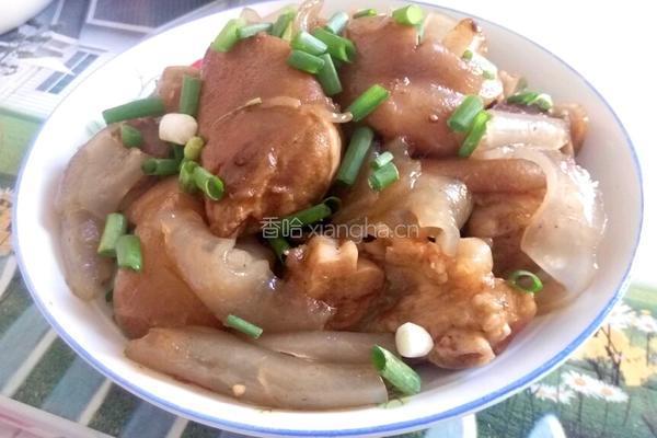 猪蹄烧粉皮的做法图解7