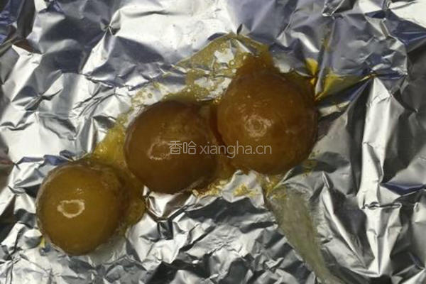 杏花楼咸蛋黄肉松网红青团的做法图解2