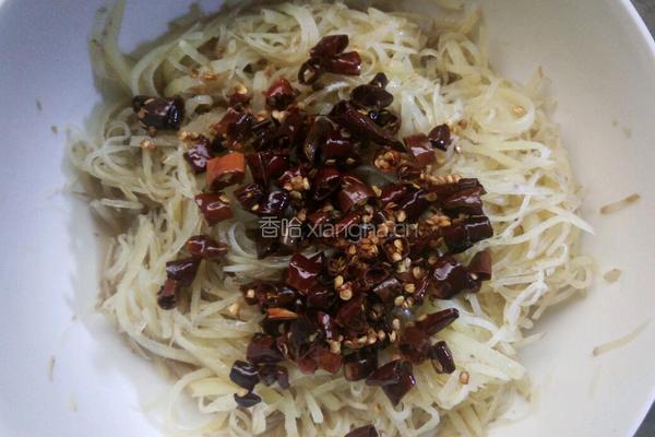 红油土豆丝的做法图解8