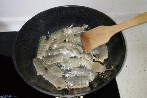 香辣皮皮虾的做法图解4