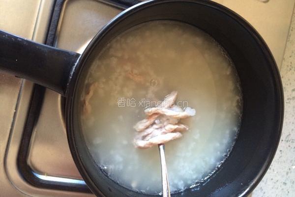 芹菜瘦肉粥的做法图解5