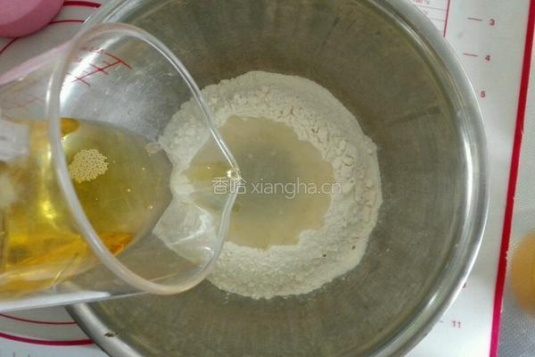抹茶豆沙酥的做法图解4