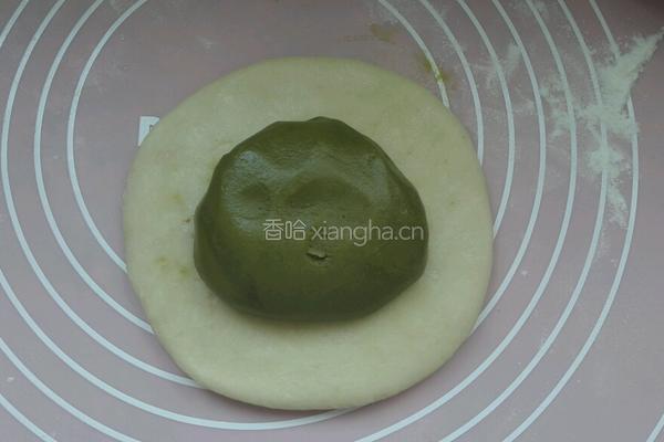 抹茶豆沙酥的做法图解7