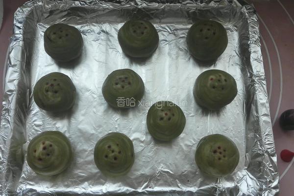 抹茶豆沙酥的做法图解19