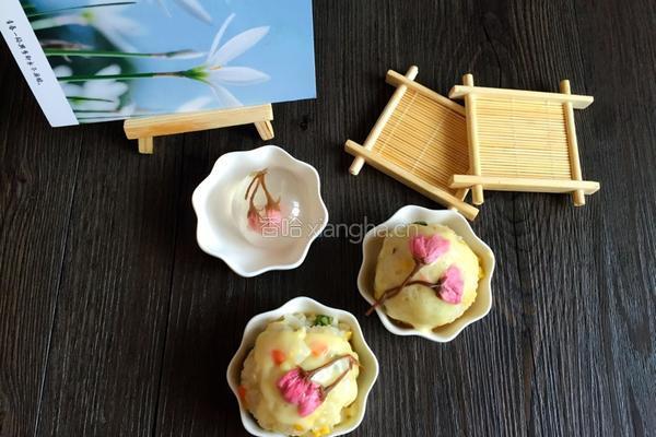 芝士樱花饭团的做法图解10