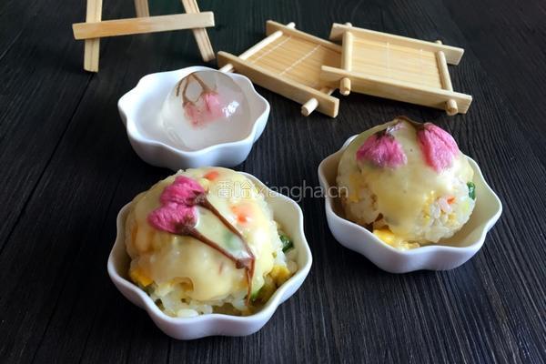 芝士樱花饭团的做法图解11