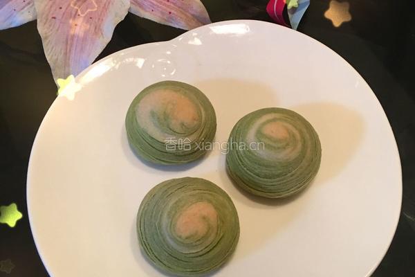 抹茶蛋黄酥的做法图解20
