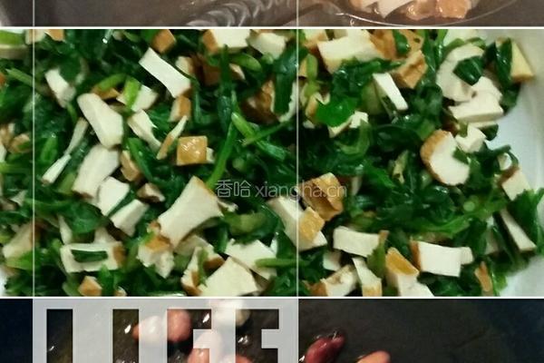 马兰头凉拌香干的做法图解4