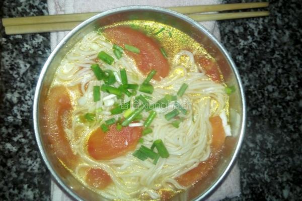 番茄鸡蛋面的做法图解5