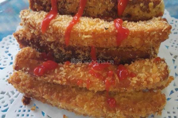 酥软面包条的做法图解7