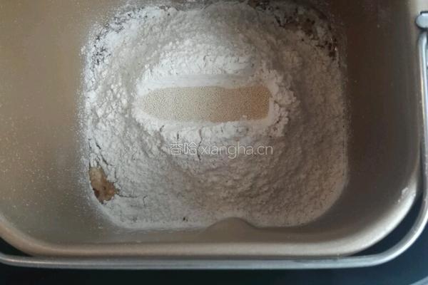 咖啡巧克力豆全麦土司的做法图解2