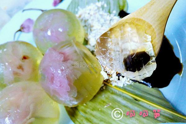 樱花水信玄饼(吉利丁版)的做法图解27