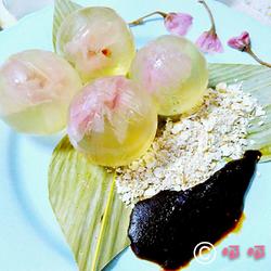 樱花水信玄饼（吉利丁版）的做法[图]