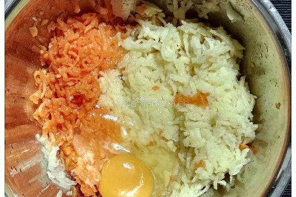 玉米粒土豆饼的做法图解4