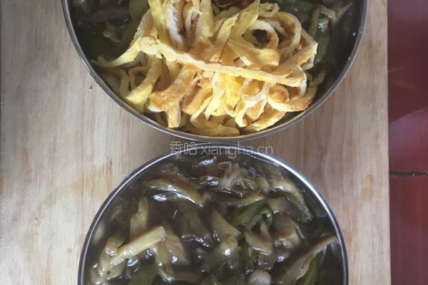 家常茄子打卤面的做法图解7