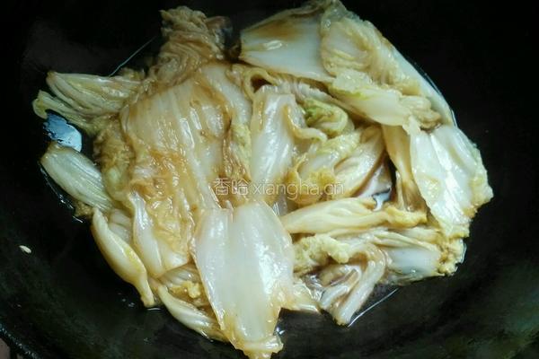 豉油捞白菜的做法图解5