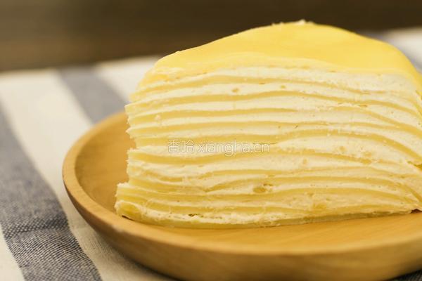黄金榴莲千层蛋糕