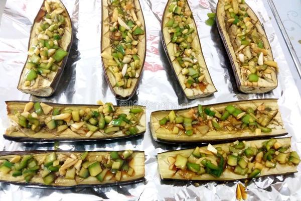 蒜香烤茄子的做法图解4