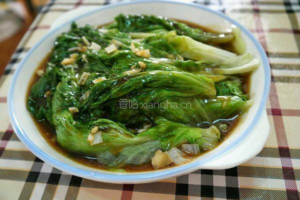 蚝油生菜的做法图解6