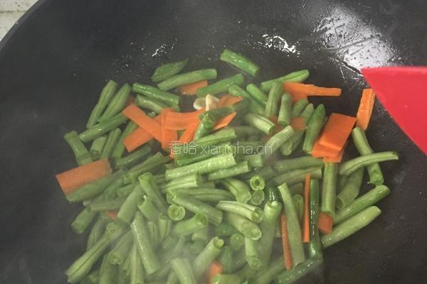 小炒四季豆的做法图解3