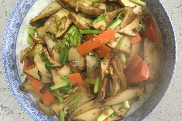 烟熏干炒芹菜的做法图解6