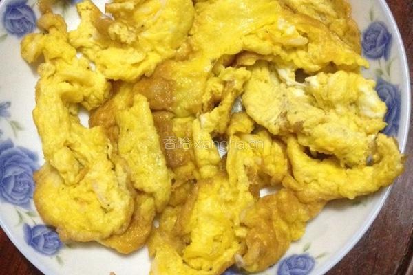 虾皮鸡蛋煎的做法图解4