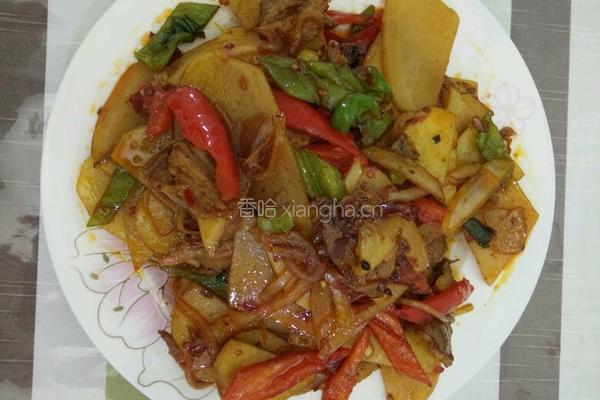 干锅香辣土豆片的做法图解13