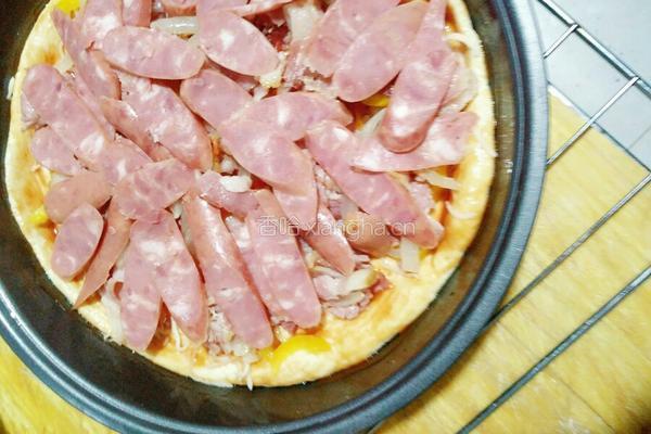 馅料十足的美味披萨的做法图解18