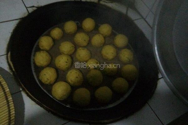荠菜团子的做法图解3