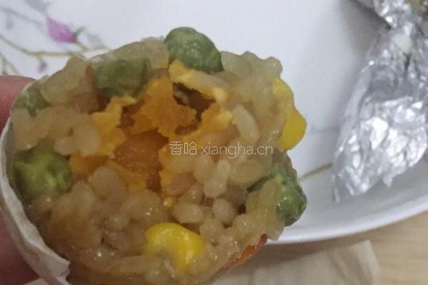 咸鸭蛋糯米饭的做法图解6