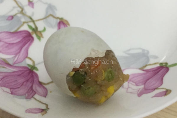 咸鸭蛋糯米饭的做法图解5