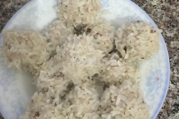 糯米香菇肉圆的做法图解7