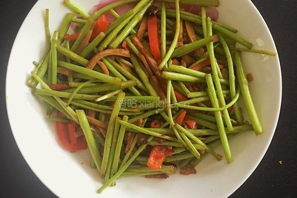 芦蒿豆干的做法图解3