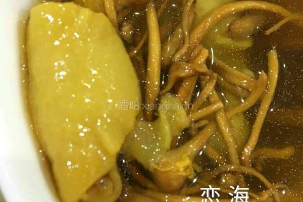 自创鳕花排骨养颜汤（鳕鱼胶炖虫草花排骨）的做法图解5