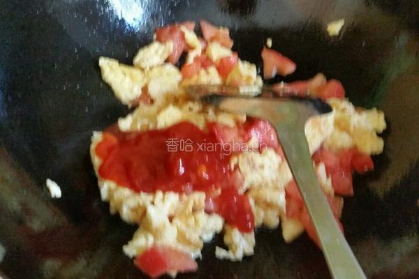 西红柿炒鸡蛋的做法图解7