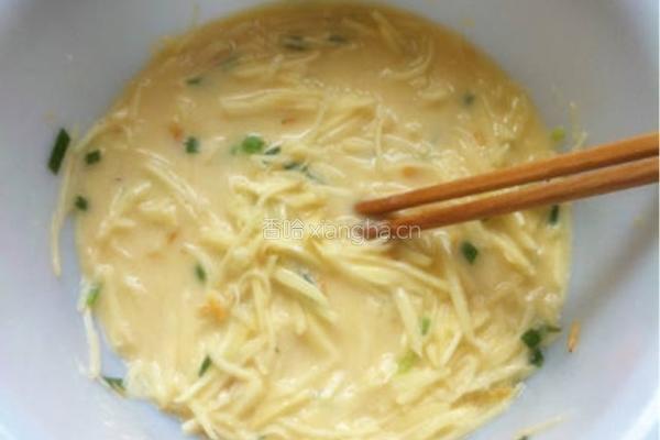 土豆丝饼的做法图解5