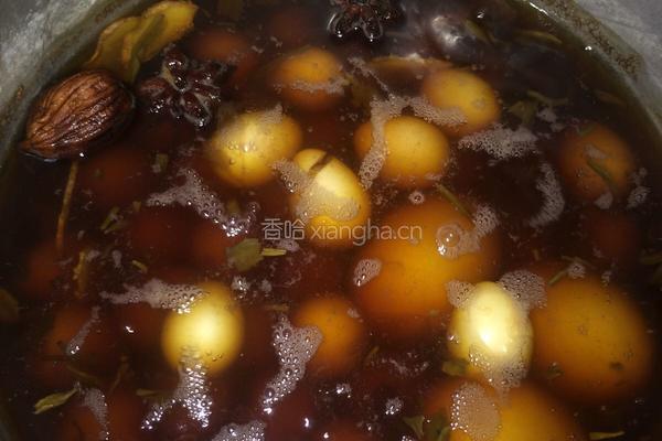 五香茶叶鹌鹑蛋的做法图解9